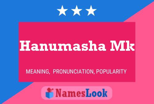 Hanumasha Mk Name Poster