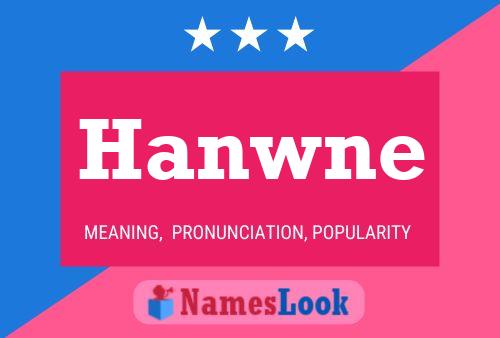 Hanwne Name Poster