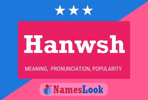 Hanwsh Name Poster