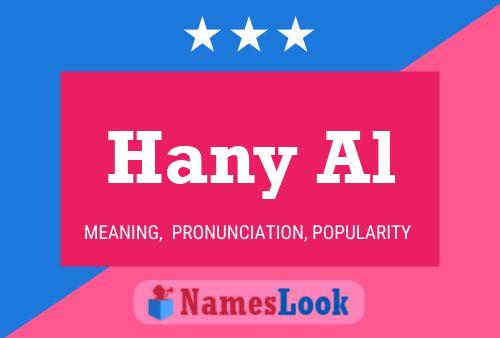 Hany Al Name Poster