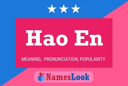 Hao En Name Poster