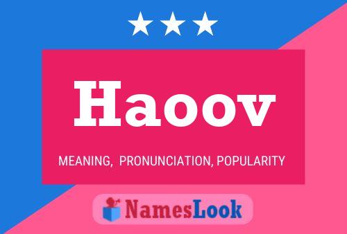 Haoov Name Poster