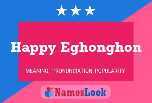 Happy Eghonghon Name Poster