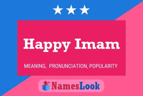 Happy Imam Name Poster