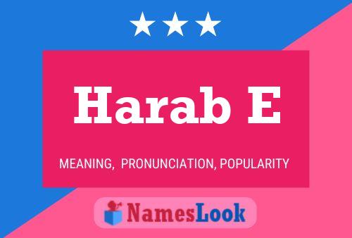 Harab E Name Poster