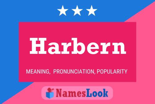 Harbern Name Poster