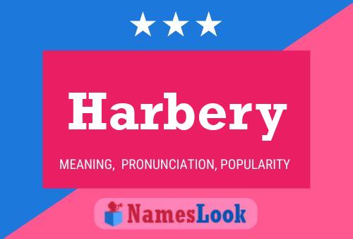 Harbery Name Poster