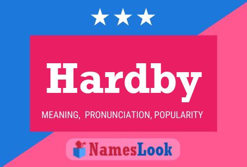 Hardby Name Poster