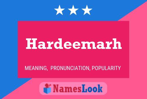 Hardeemarh Name Poster