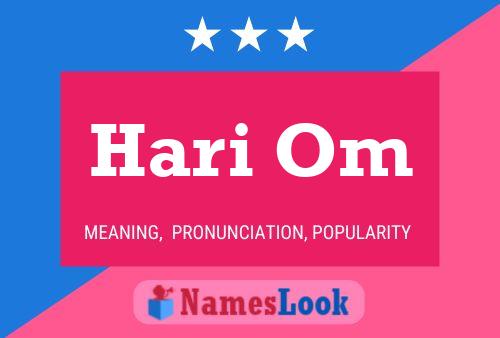 Hari Om Name Poster