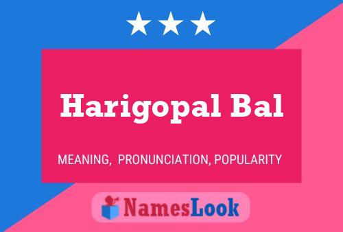 Harigopal Bal Name Poster