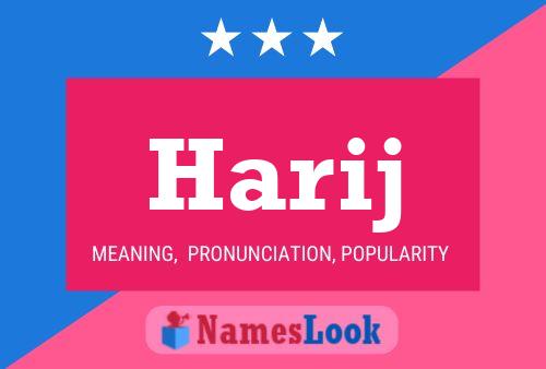 Harij Name Poster