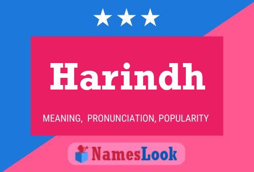 Harindh Name Poster