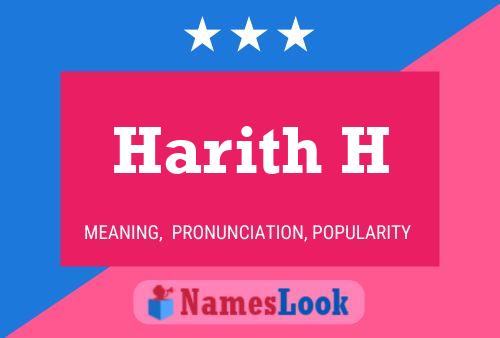 Harith H Name Poster