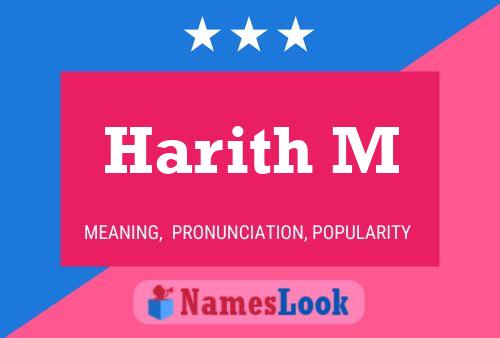 Harith M Name Poster