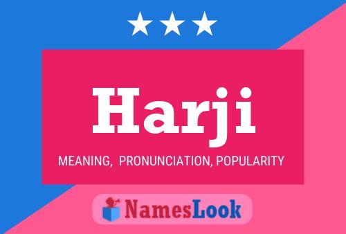 Harji Name Poster