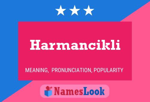 Harmancikli Name Poster