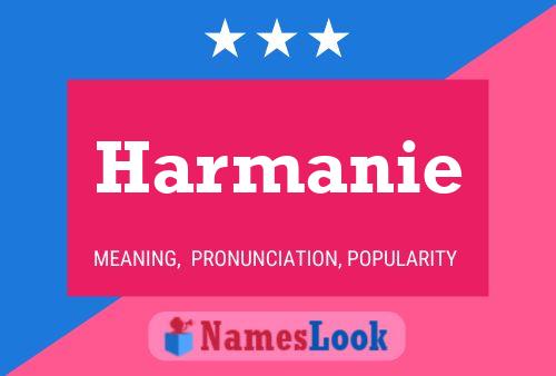 Harmanie Name Poster