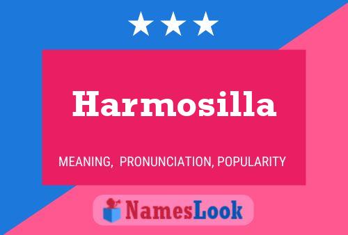 Harmosilla Name Poster