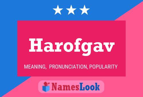 Harofgav Name Poster