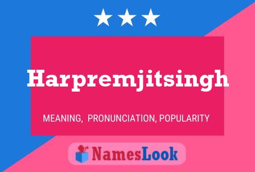 Harpremjitsingh Name Poster