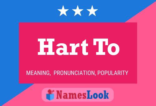 Hart To Name Poster