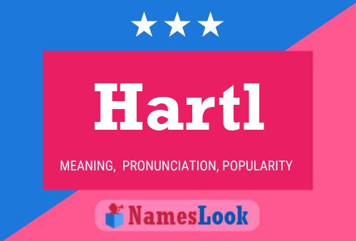 Hartl Name Poster