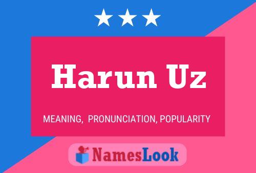 Harun Uz Name Poster