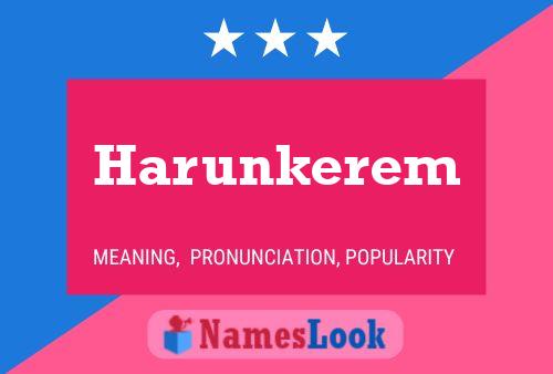 Harunkerem Name Poster