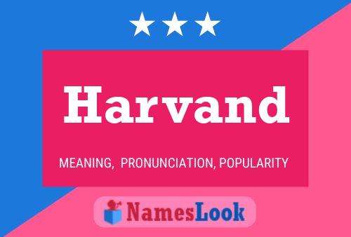 Harvand Name Poster