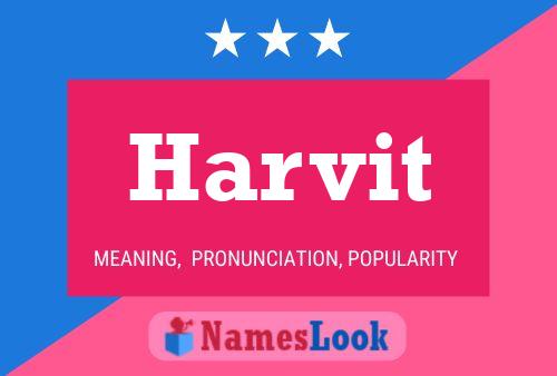 Harvit Name Poster