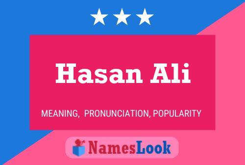 Hasan Ali Name Poster