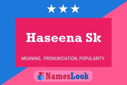 Haseena Sk Name Poster