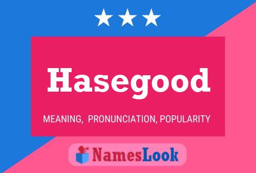 Hasegood Name Poster