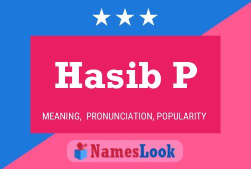 Hasib P Name Poster