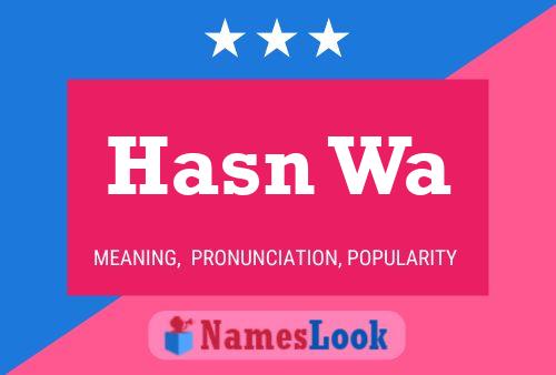 Hasn Wa Name Poster