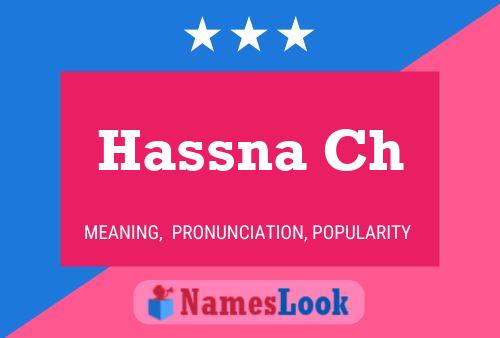 Hassna Ch Name Poster