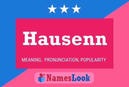 Hausenn Name Poster