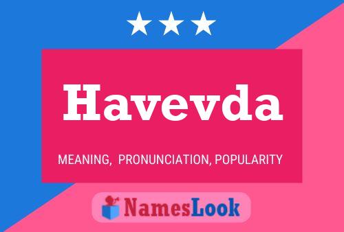 Havevda Name Poster