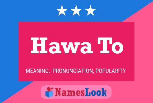 Hawa To Name Poster