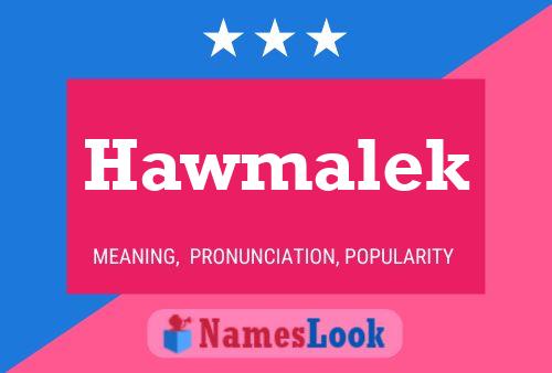 Hawmalek Name Poster