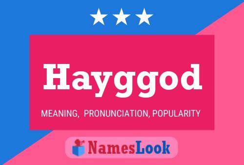 Hayggod Name Poster