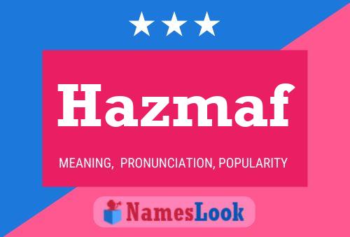 Hazmaf Name Poster