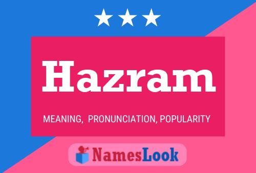 Hazram Name Poster