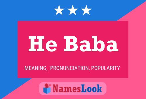 He Baba Name Poster