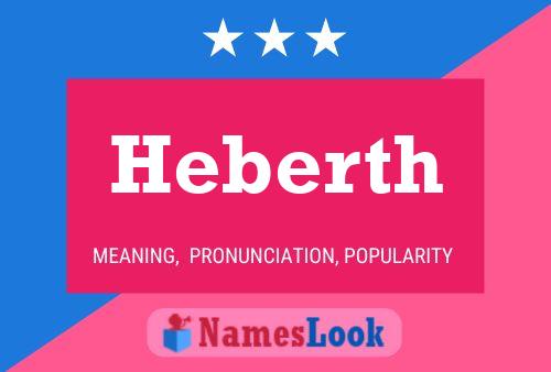 Heberth Name Poster