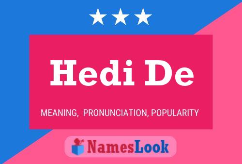 Hedi De Name Poster