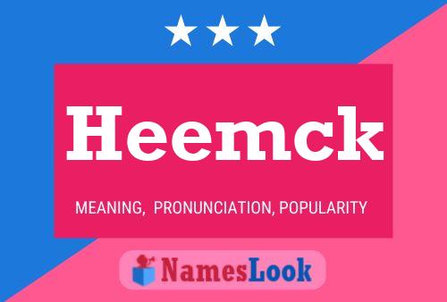 Heemck Name Poster