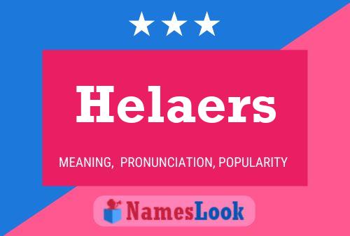 Helaers Name Poster