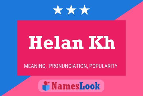 Helan Kh Name Poster